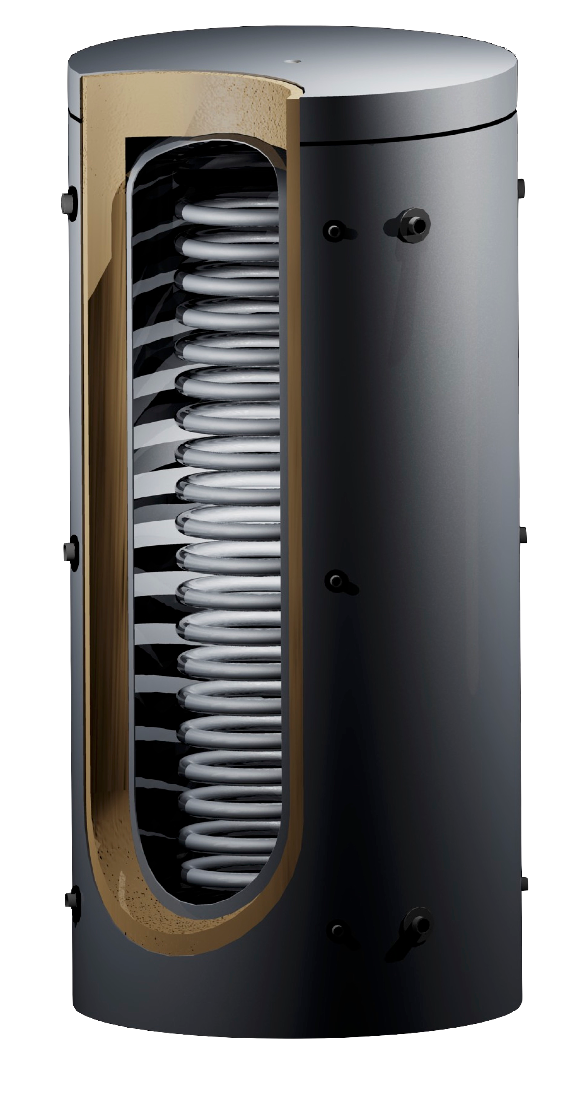 Hygienepufferspeicher PH 800 – 800 L mit 7,5 m² Edelstahl-Wellrohr & 100 mm Vliesisolierung Prinz Thermotechnik GmbH